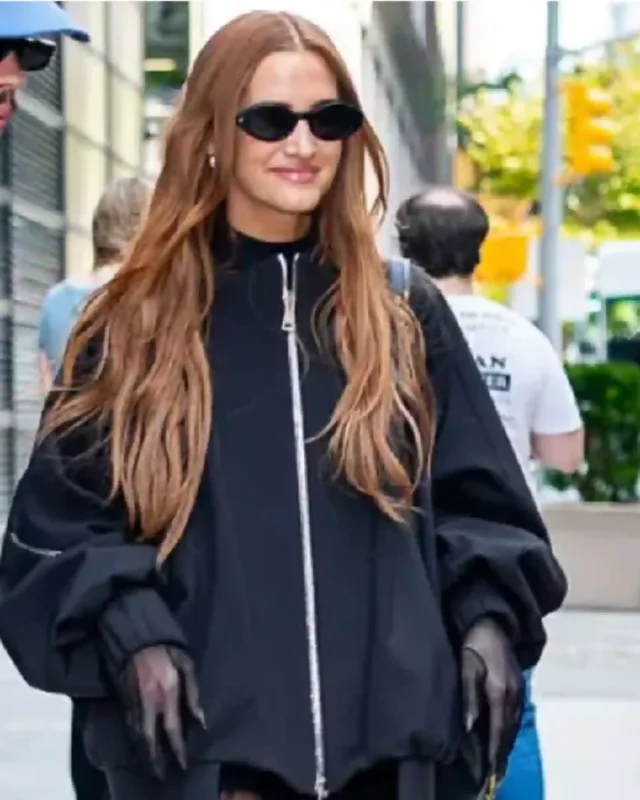 Ashlee Simpson NYC 2025 Black Jacket
