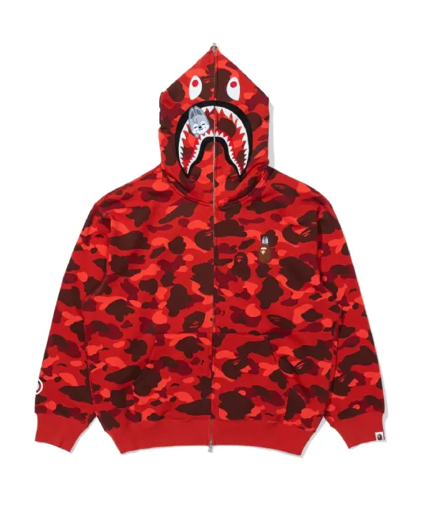 Bape x Stray Kids Shark Full Zip Hoodie