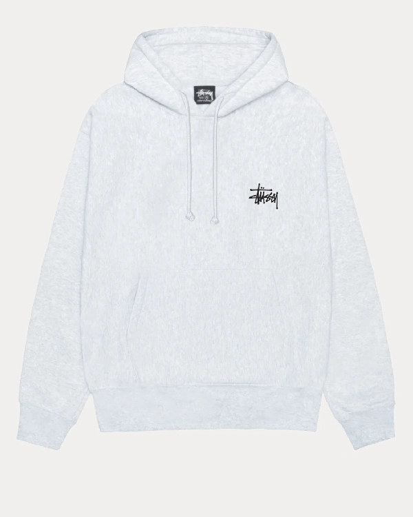 Basic Stussy Ash Heather Hoodie