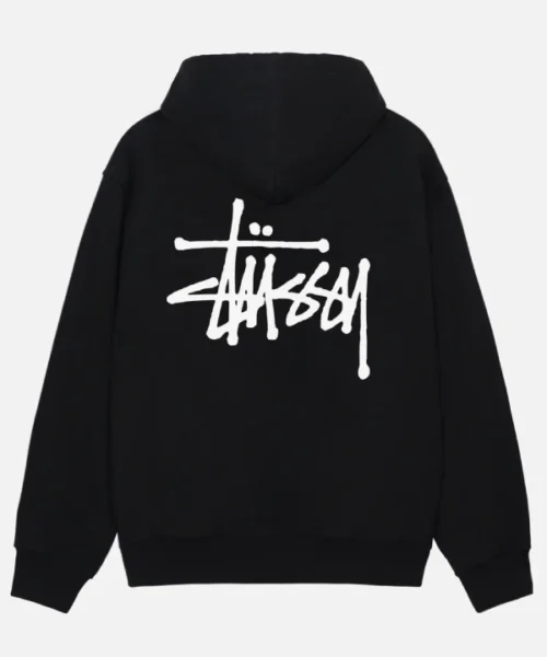 Basic Stussy Black Hoodie