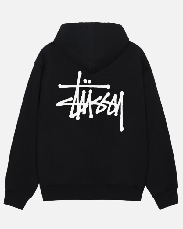 Basic Stussy Black Hoodie