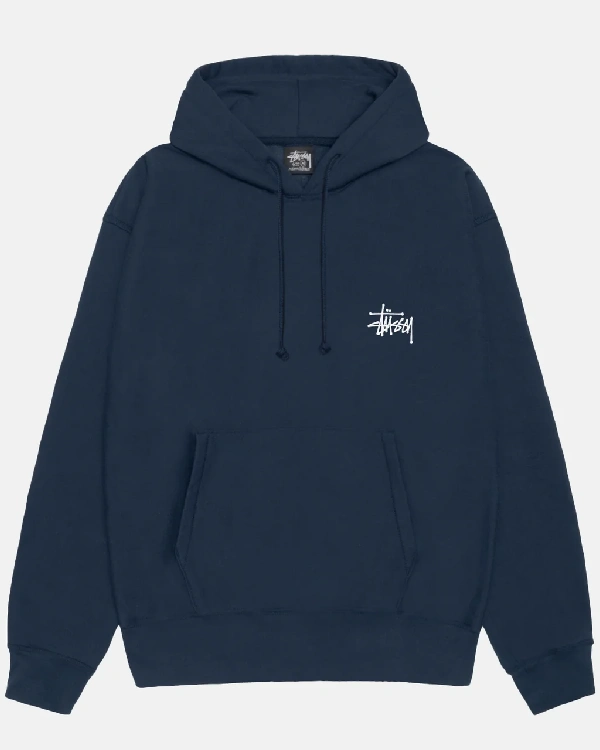 Basic Stussy Navy Hoodie