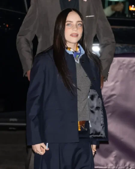 Billie Eilish WSJ Innovator Award 2025 Navy Blue Blazer