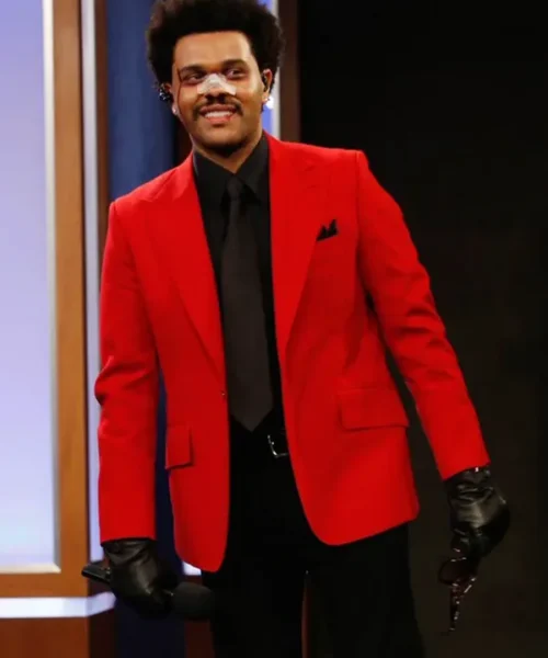 Blinding Lights The Weeknd Red Blazer