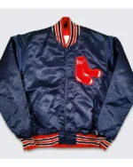 Boston Red Sox Vintage 80’s Satin Blue Jacket