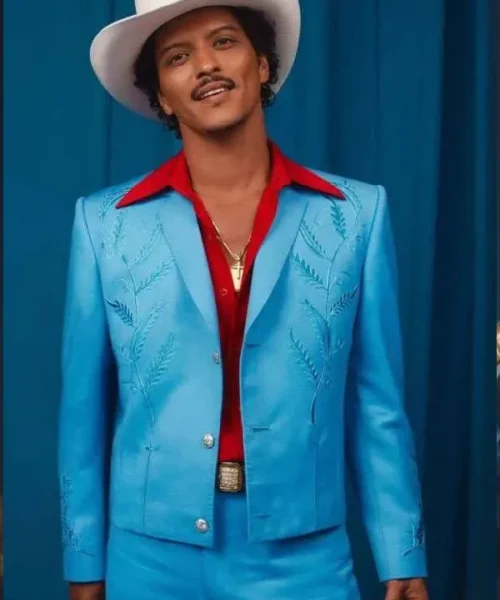 Bruno Mars Blue Suit