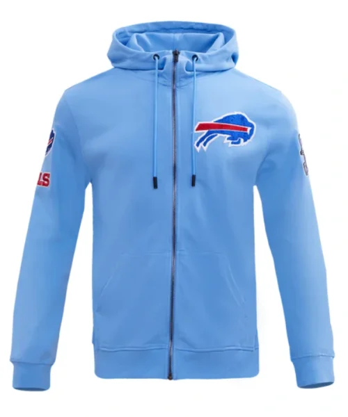Buffalo Bills Classic Chenille Full Zip Hoodie