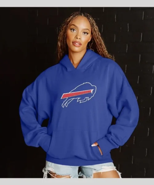 Buffalo Bills Never Stop Oversized Hoodie