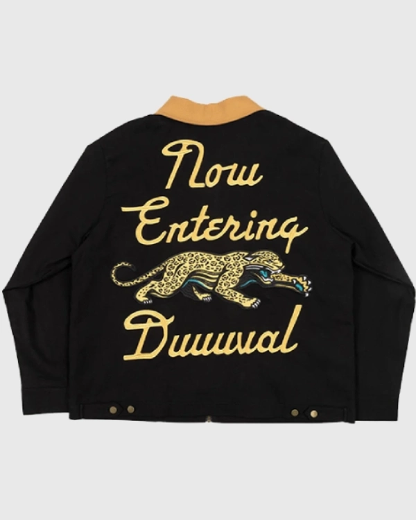 Buy 2025 Duvin Design x Jacksonville Jaguars Work Black Jacket