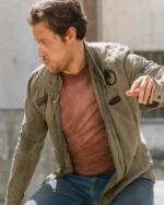 Buy Atomic S01 Alfie Allen Brown Suede Leather Jacket sale