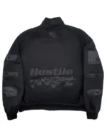 Buy Blackout Hostile Racing Black Bomber Zip-Up Jacket Sale