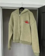 Buy Gv Gallery Raspberry Hills Cropped Zip-Up Hoodie for Sale Green