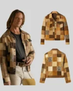 Buy Jim Ellis Duster Josh Holloway Patchwork Leather Jacket