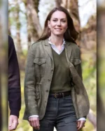 Buy Kate Middleton Visit Ardura Community Forest Blazer Sale Front