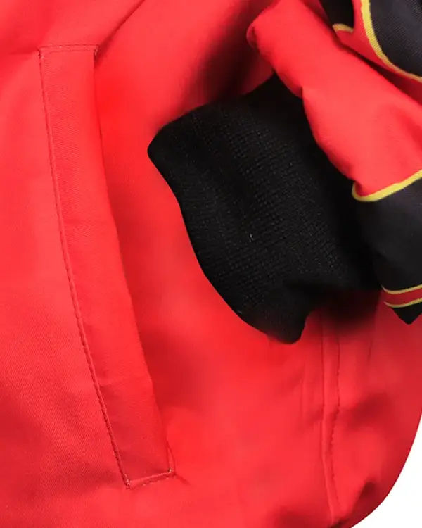 Buy Lightning McQueen Racing Varsity Bomber Jacket Fleece Sale Pockets