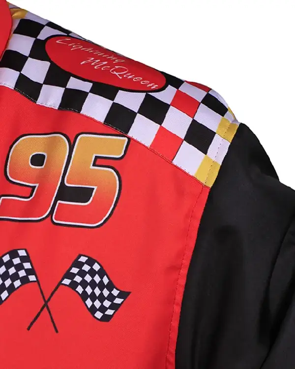 Lightning McQueen Racing Varsity Bomber Jacket - Image 3