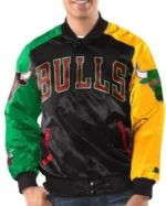 Buy Men’s Starter Chicago Bulls Ty Mopkins Satin Jacket on Sale