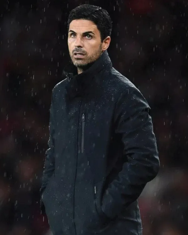 Buy Mikel Arteta Carabao Cup Arsenal manager Black Jacket For Sale