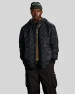 Buy OVO – Drake’s October’s Very Own ALS_92 Polyester Liner Jacket Sale Black