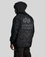 Buy OVO – Drake’s October’s Very Own ALS_92 Polyester Liner Jacket Sale Black Back