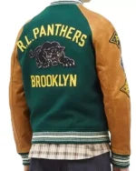 Buy Polo Ralph Lauren Baseball Varsity Letterman Panthers Leather Jacket