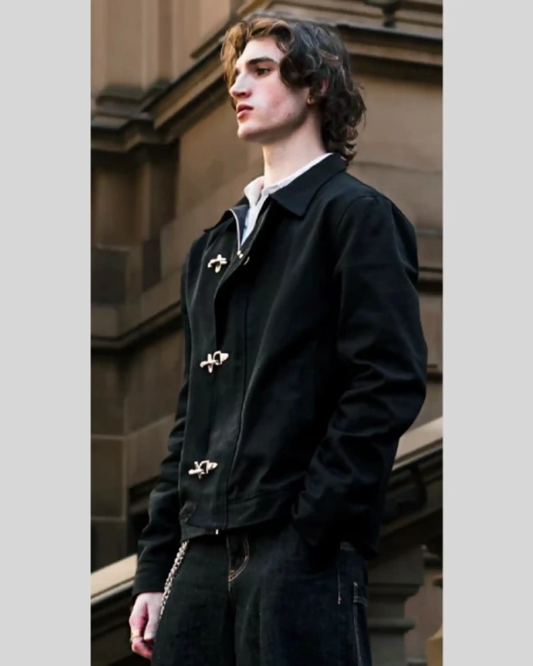 Buy Re-Created – SAINTP Fireman Clasp Black Jacket Sale