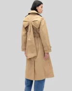 Buy Re-Creation – Gap × Sandy Liang Tan Brown Bow-Back Trench Coat Sale