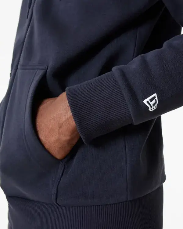 Buy Recreation – New Era New York Yankees MLB Essential Navy Full Zip Hoodie Sale pockets