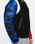 Buy Recreation – Nike Air Jordan Sport DNA Varsity Jacket Black _ Red _ Blue Sale Site post