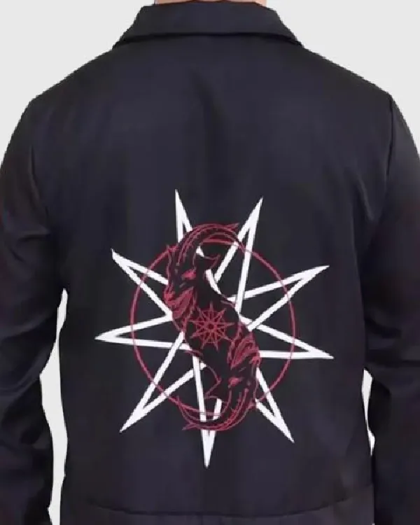 Buy Slipknot Corey Taylor Black Cotton Jacket Sale Back