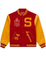 Buy Supreme Team Varsity Black & Red Jacket For Men & Women Sale Red