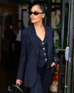 Buy Tessa Thompson Midtown NYC 2025 Navy Blue Blazer