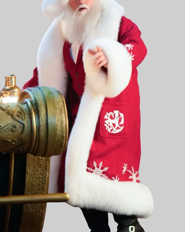 Buy The Man With The Bag Arnold Schwarzenegger Santa Red Coat