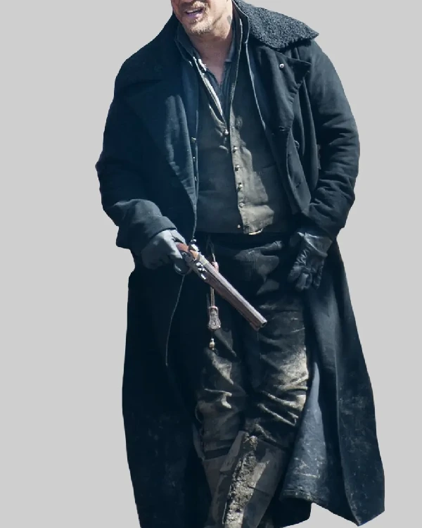 Buy Tom Hardy Black Wool Trench Coat For Sale