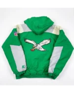 Buy Vintage 90s Philadelphia Eagles Starter Half Zip Pullover Jacket back