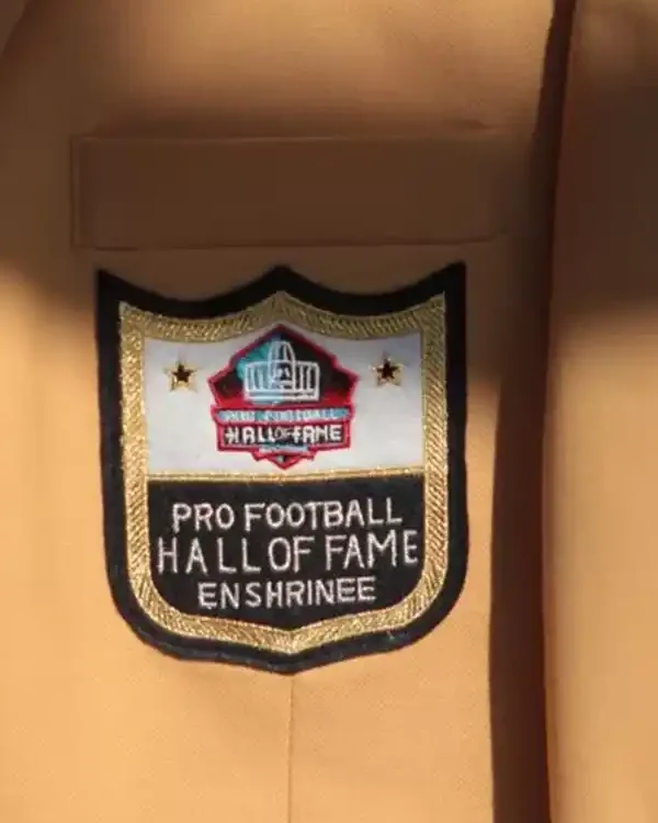 BuyMen NFL Hall Of Fame Pro Football Golden Jacket Sale