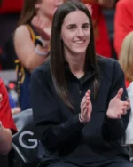 Caitlin Clark Indiana Fever Black Cropped Jacket