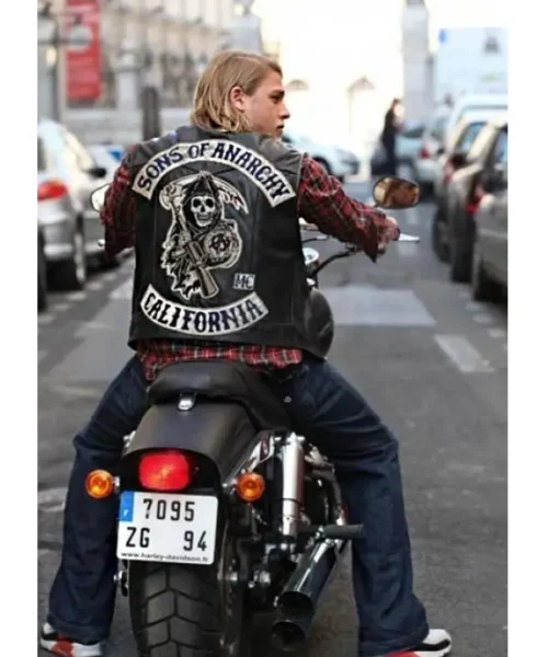Charlie Hunnam Soa Sons Of Anarchy Leather Vest