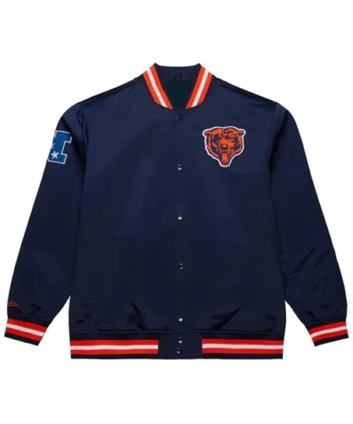 Chicago Bears Double Down Satin Jacket