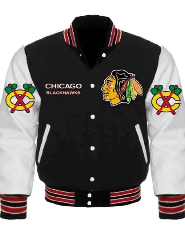 Chicago Blackhawks Varsity Jacket