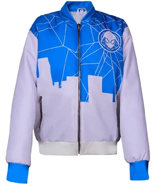Classic Blue Bomber Jacket For Men and Women