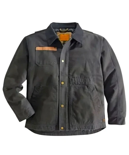 Concealed Carry Black Cotton Jacket