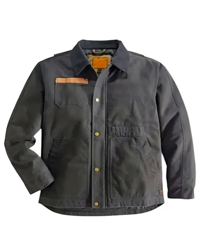Concealed Carry Black Cotton Jacket