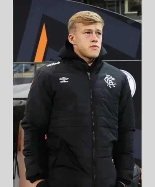 Connor Barron UEFA Europa League 2025_26 Black Jacket