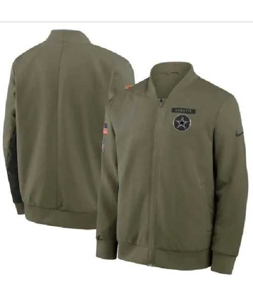 Dallas Cowboys 2025 Salute To Service Bomber Jacket