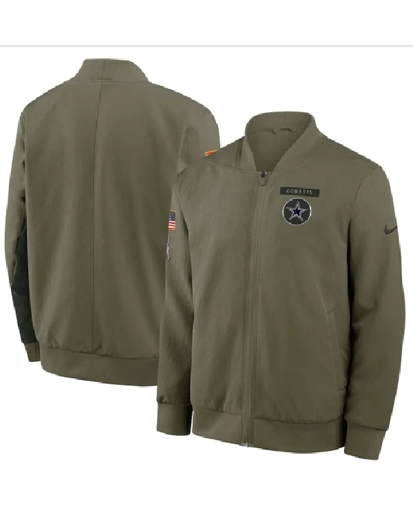 Dallas Cowboys 2025 Salute To Service Bomber Jacket