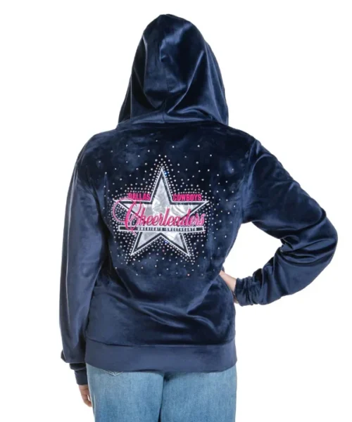 Dallas Cowboys Cheerleader Navy Blue Hoodie