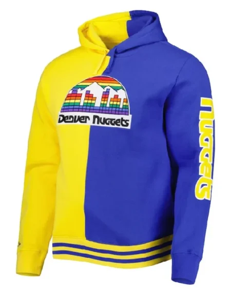 Denver Nuggets Mitchell Split Pullover Hoodie