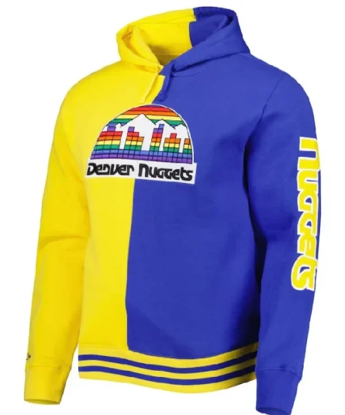 Denver Nuggets Mitchell Split Pullover Hoodie