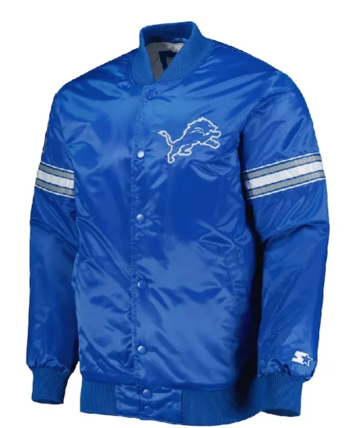Detroit Lions Starter Blue Jacket
